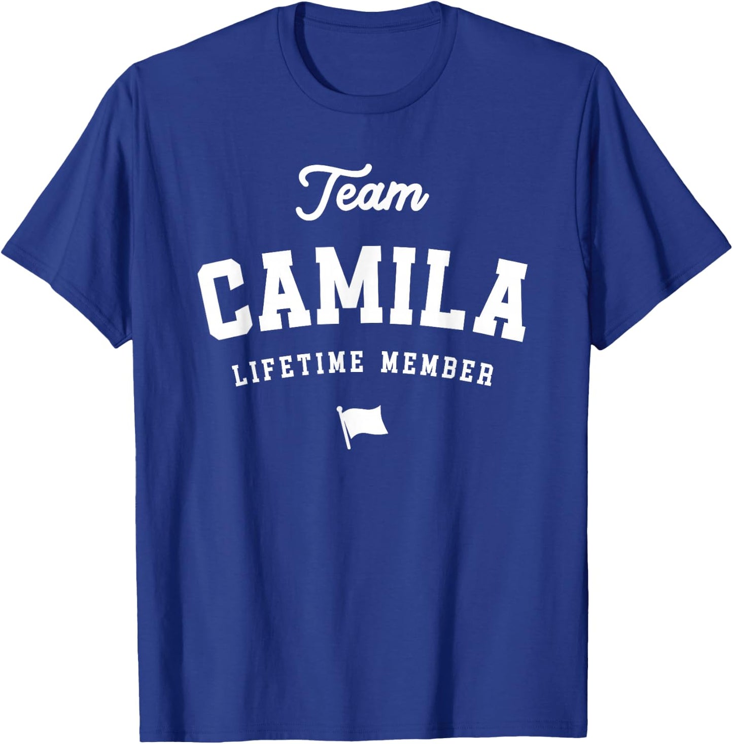 Team Camila Lifetime Member Funny Name Camila T-Shirt - T-Shirt | Royal