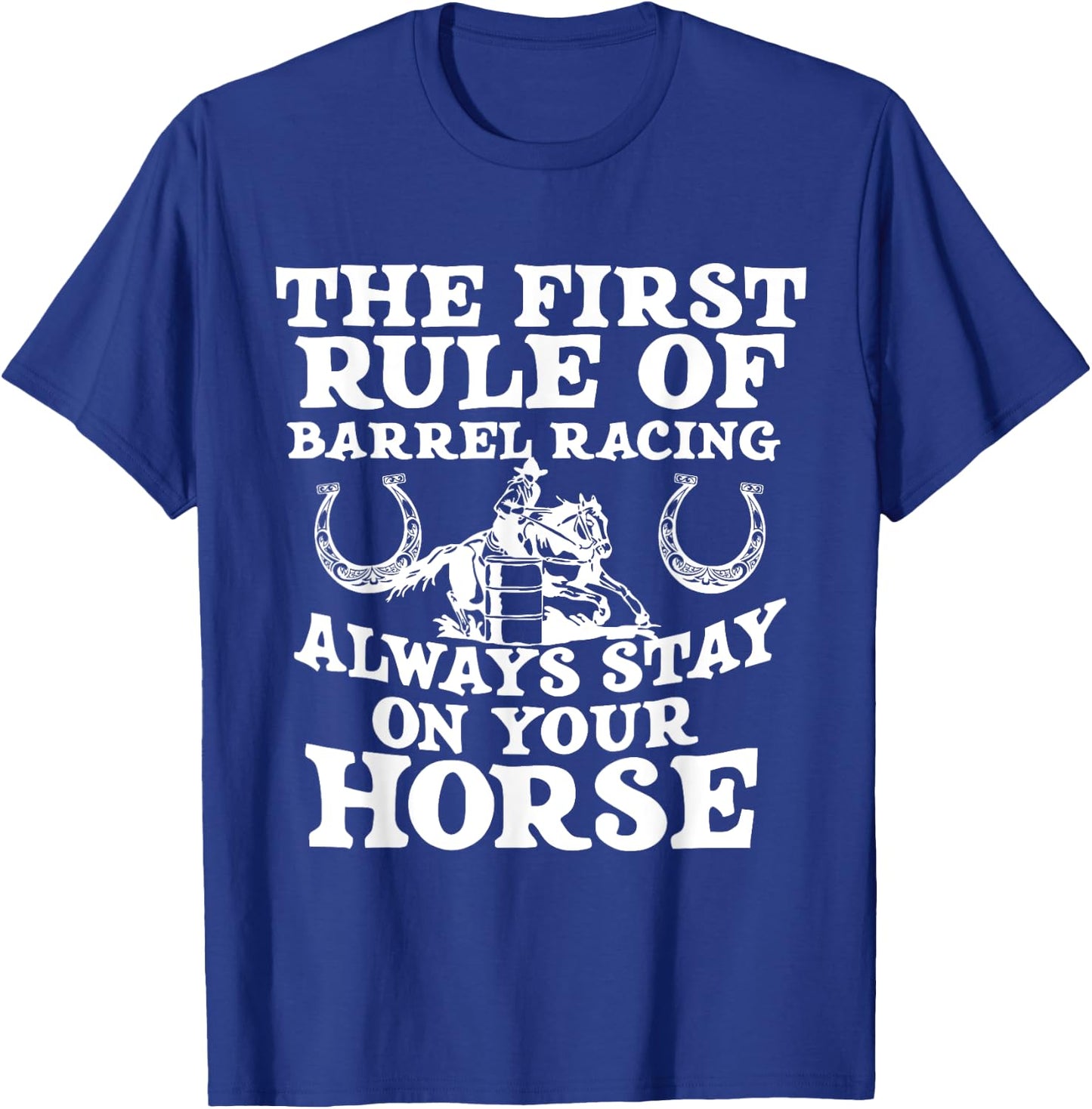 Barrel Race Horse Racer - Barrel Racing Show T-Shirt - T-Shirt | Royal