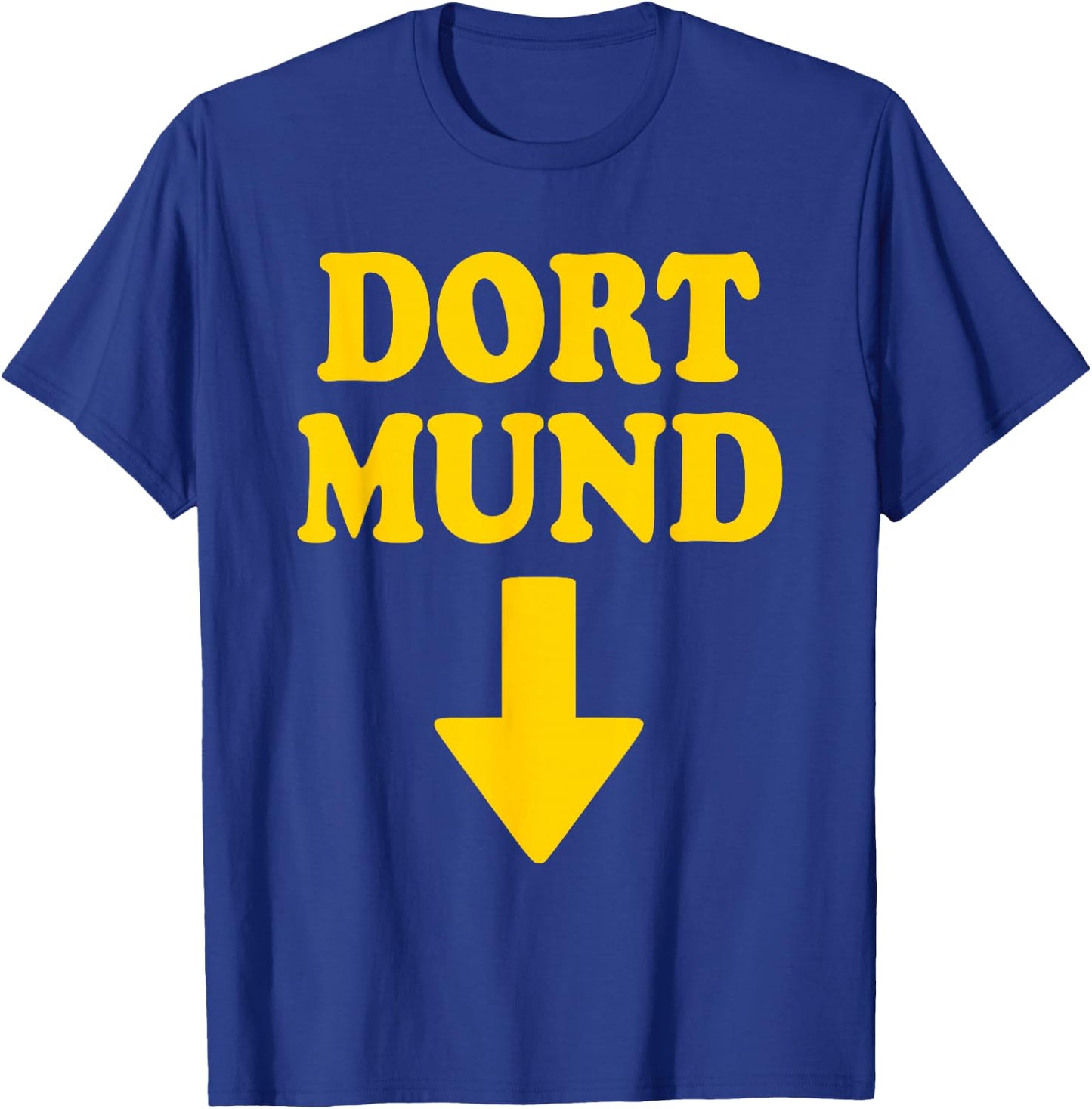 Dortmund dort Mouth Arrow T-Shirt - T-Shirt | Royal