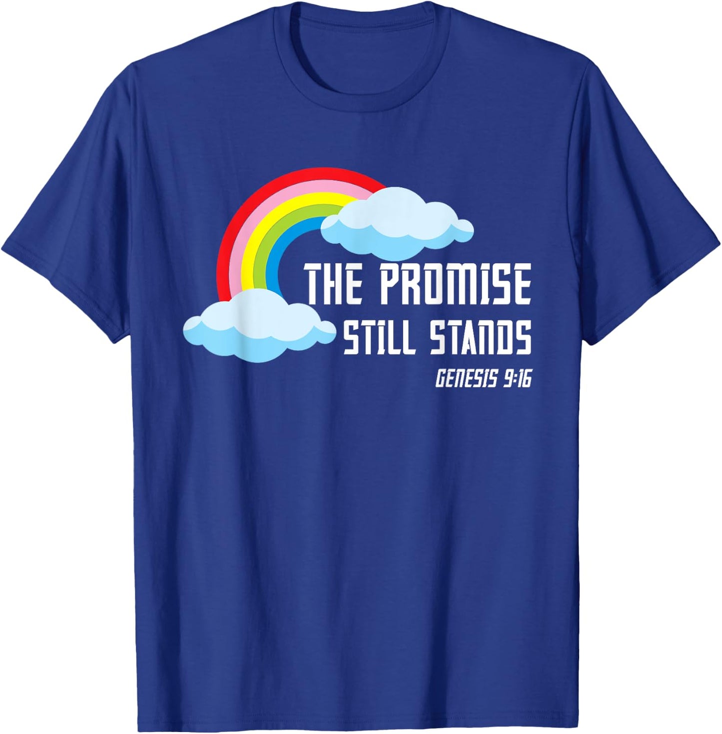 Genesis 9:16 Christian Bible Verse T-Shirt - T-Shirt | Royal
