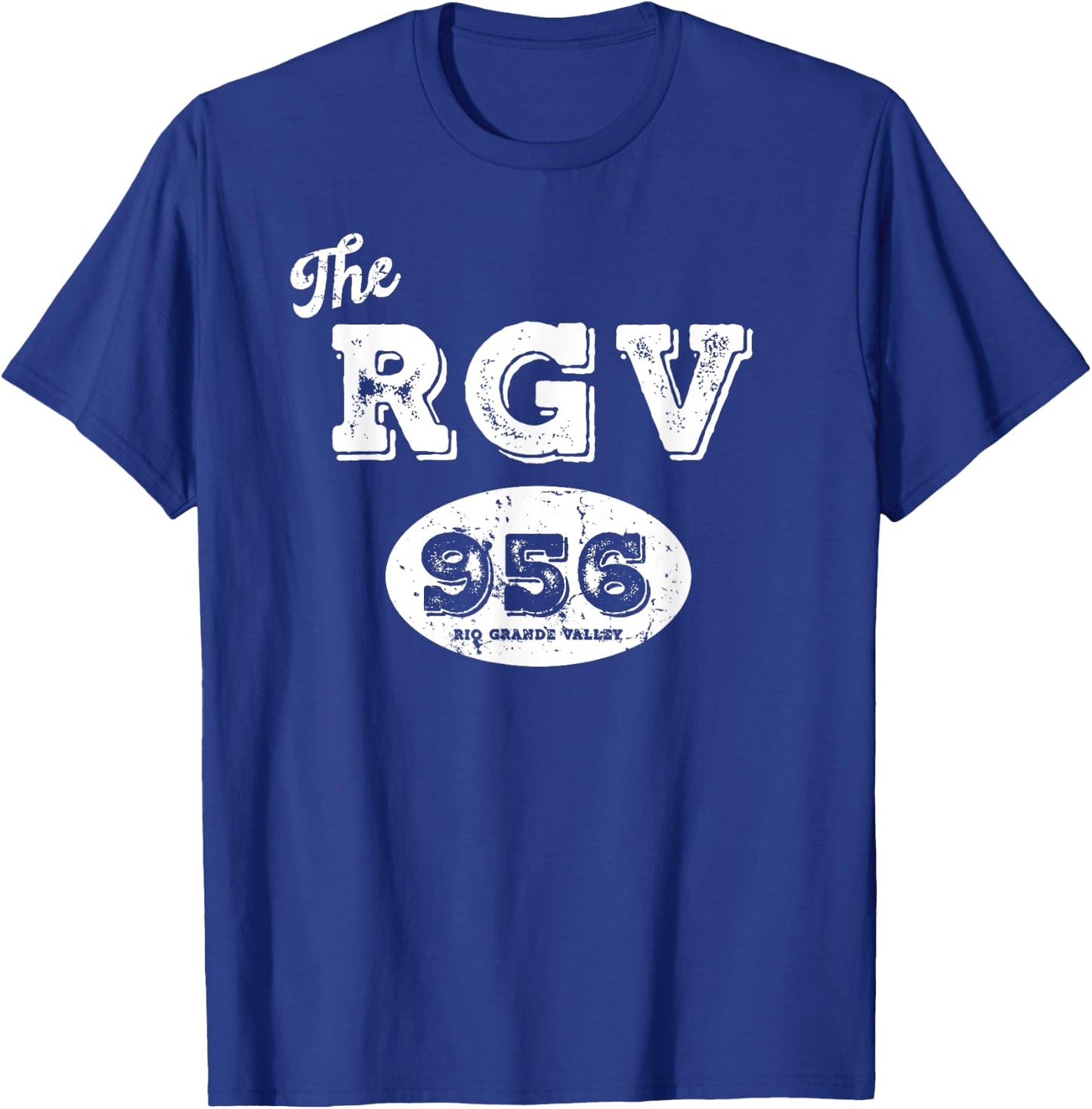 The RGV 956 Lower Rio Grande Valley Texas USA Border Zone T-Shirt - T-Shirt | Royal