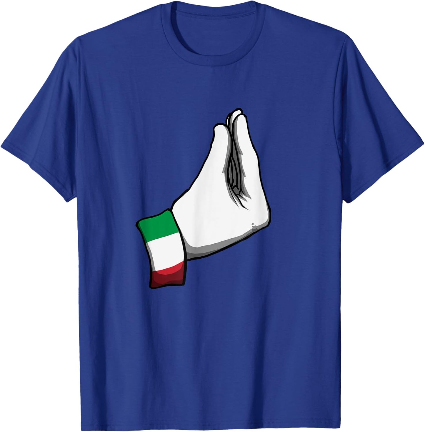 Italian Hand Gesture Italy Italiano Humour Family , Black, S T-Shirt - T-Shirt | Royal