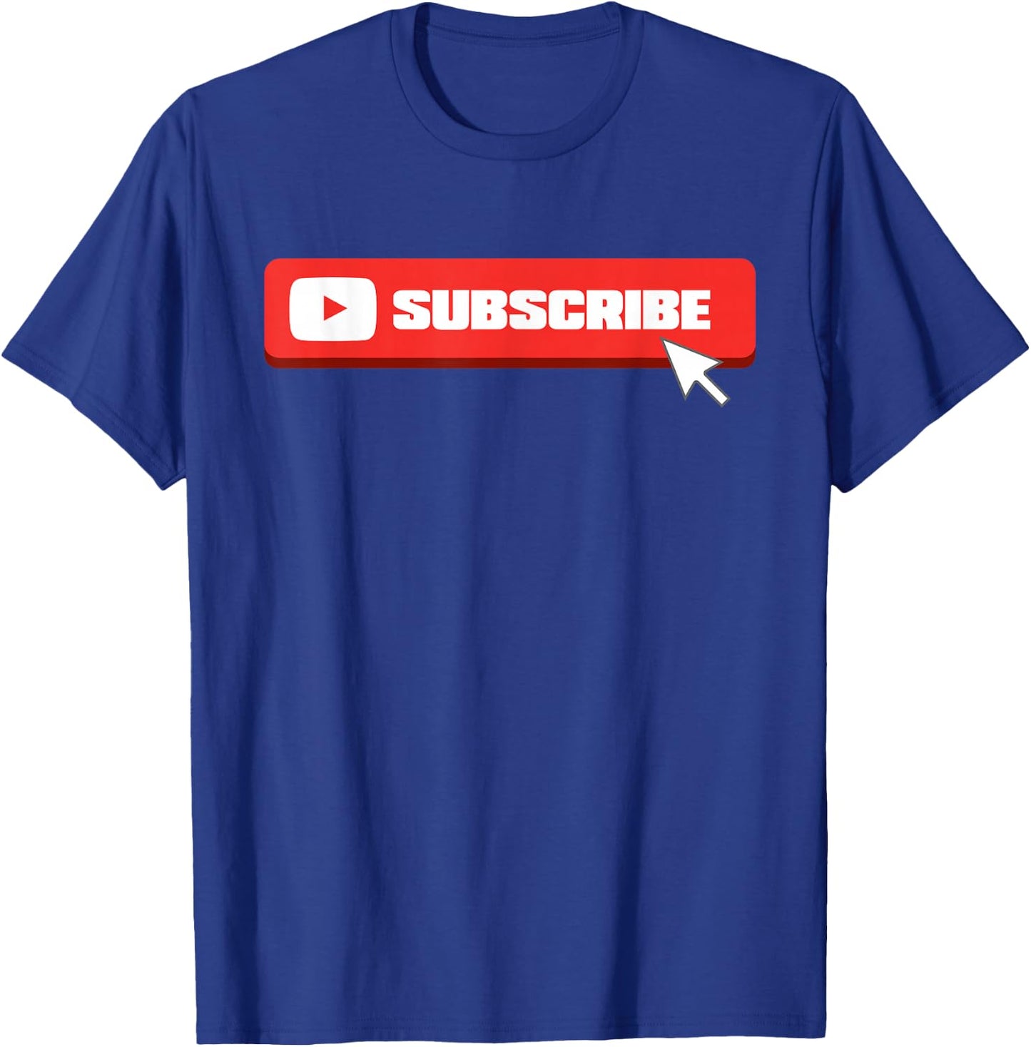 Social Media Like Share Comment Subscribe Vlogger T-Shirt - T-Shirt | Royal