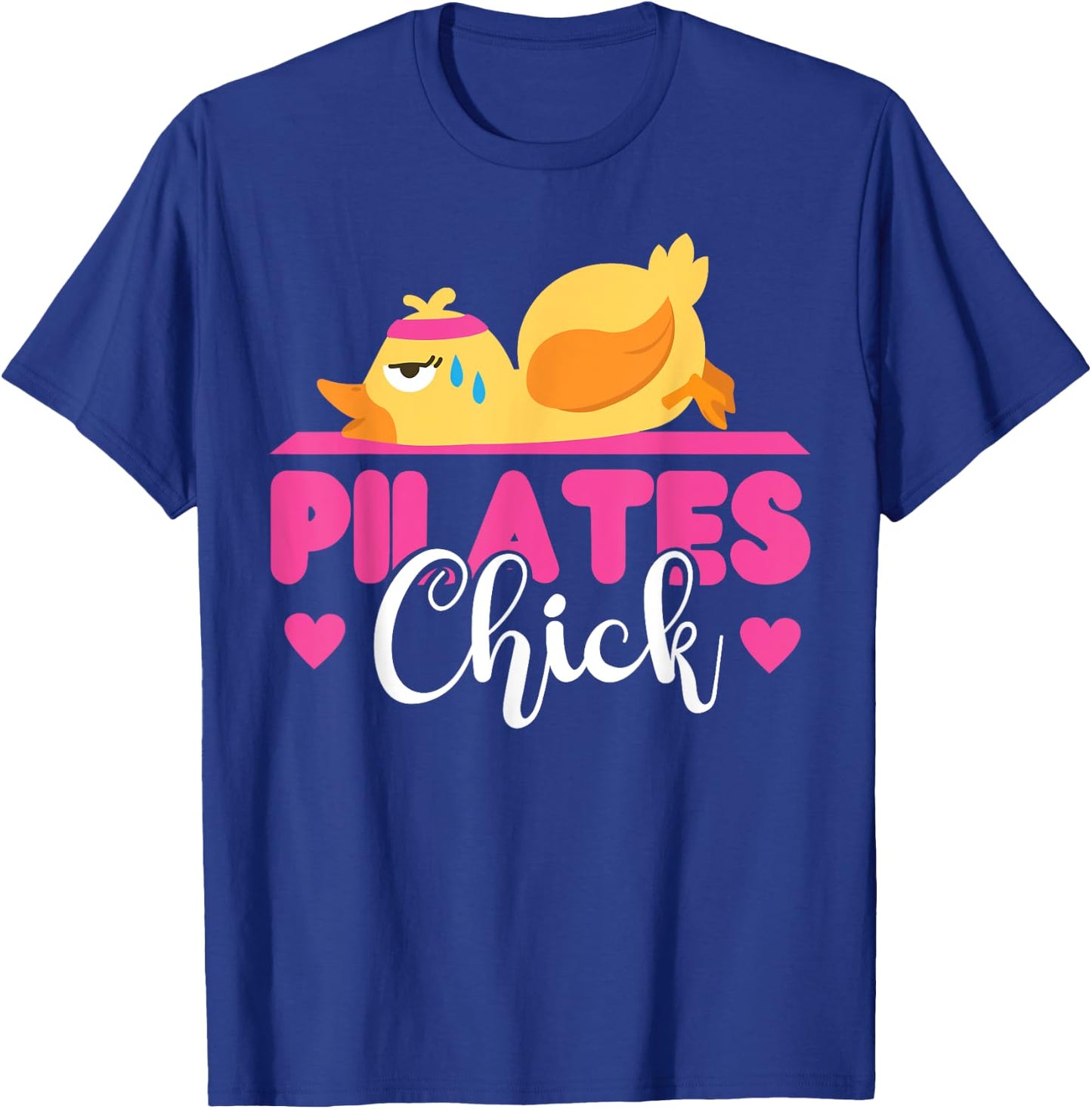 Pilates Instructor Teacher Chicken Girl Pilates Chick T-Shirt - T-Shirt | Royal