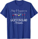 Galveston Island, Tx Where Sip Happens Funny Souvenir Gift T-Shirt - T-Shirt | Royal