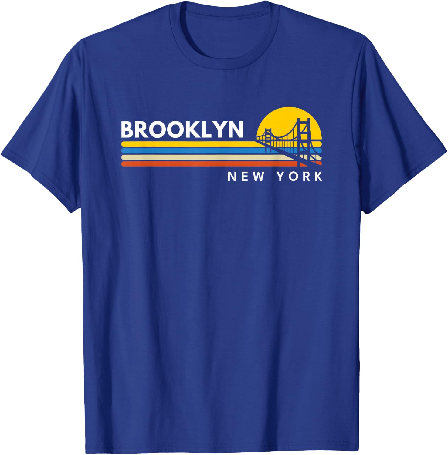 Brooklyn New York NY , Black, S T-Shirt - T-Shirt | Royal