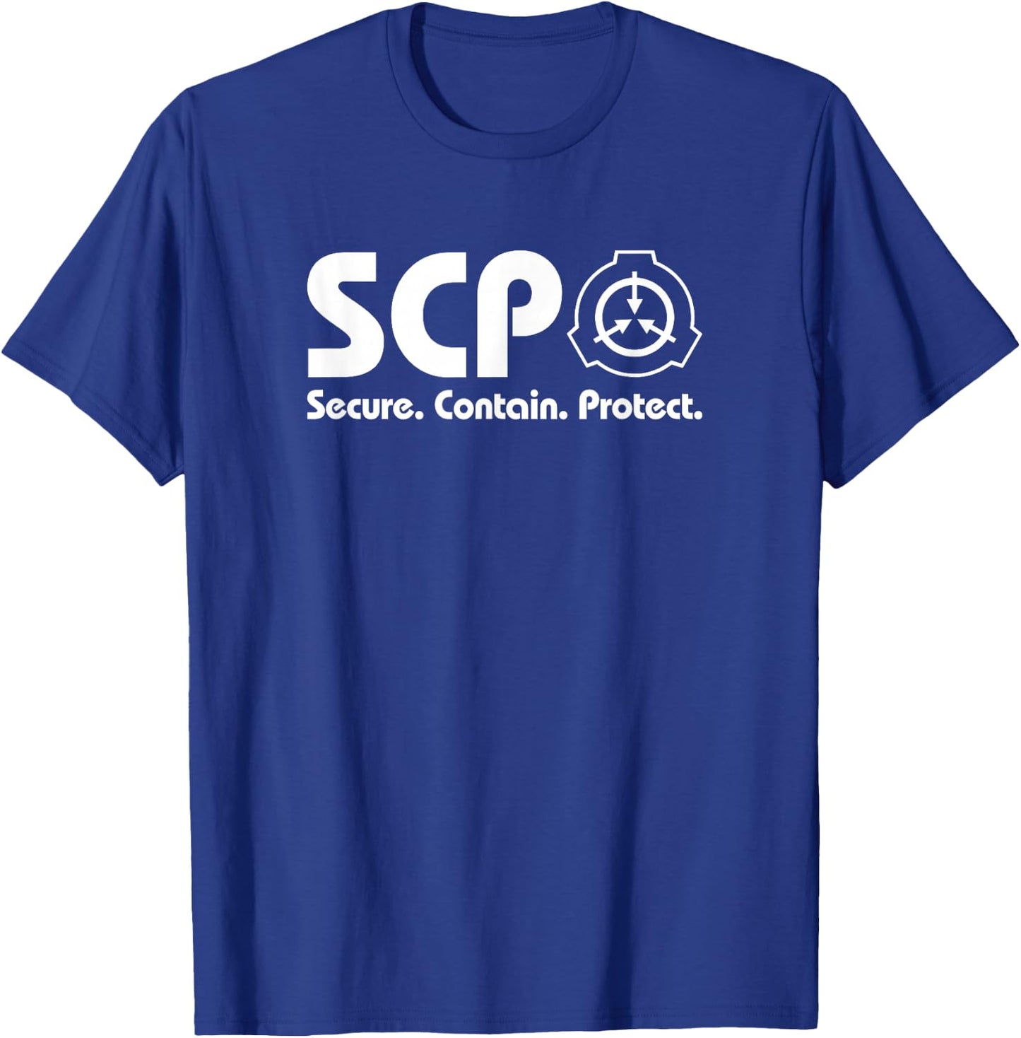 SCP Secure. Contain. Protect. - SCP Foundation 2 T-Shirt - T-Shirt | Royal