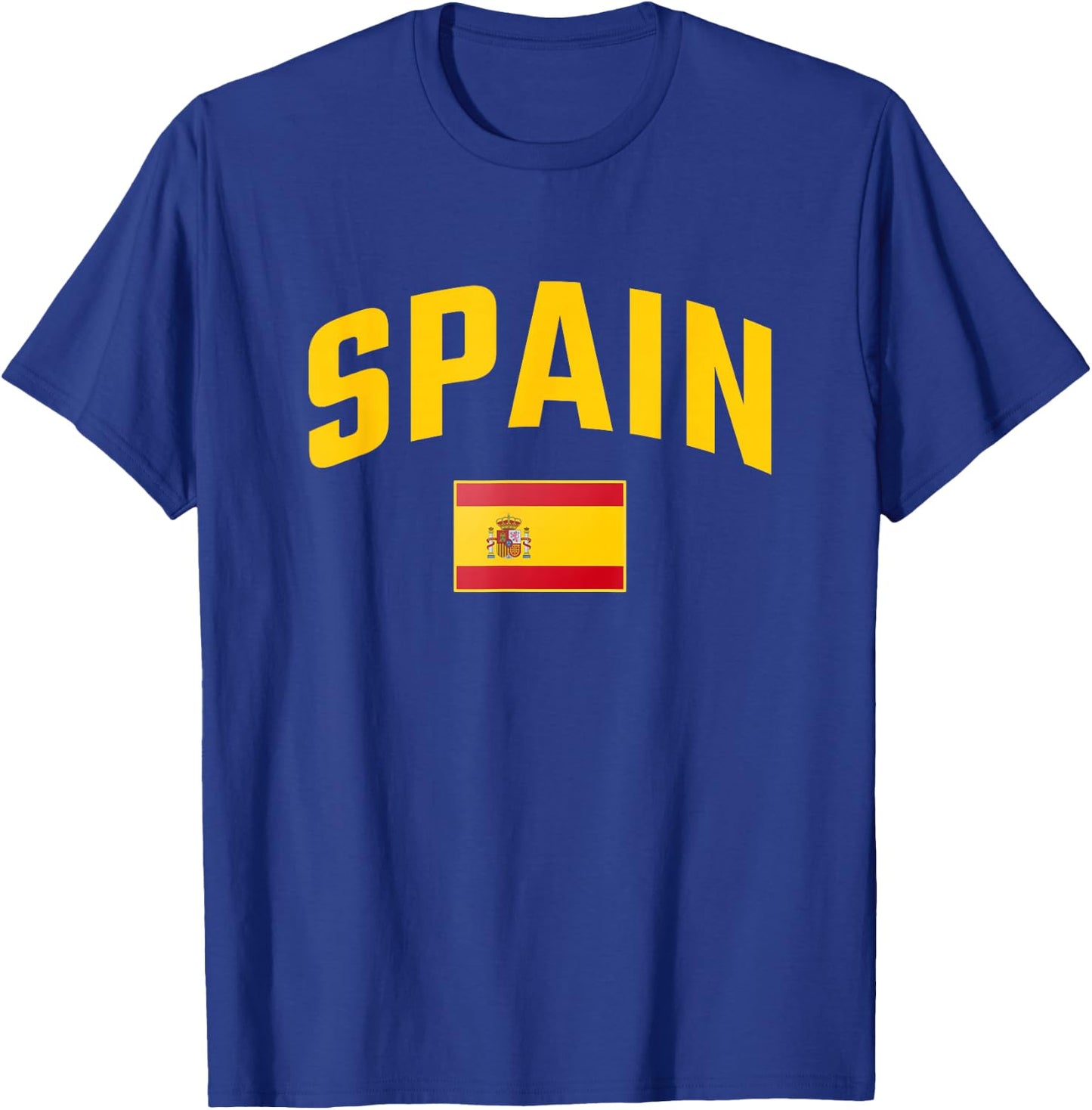 Spain - Flag of Spain - Throwback Design - Classic T-Shirt - T-Shirt | Royal