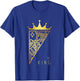 The King Card Funny Cute Couple Lover Gift T-Shirt - T-Shirt | Royal