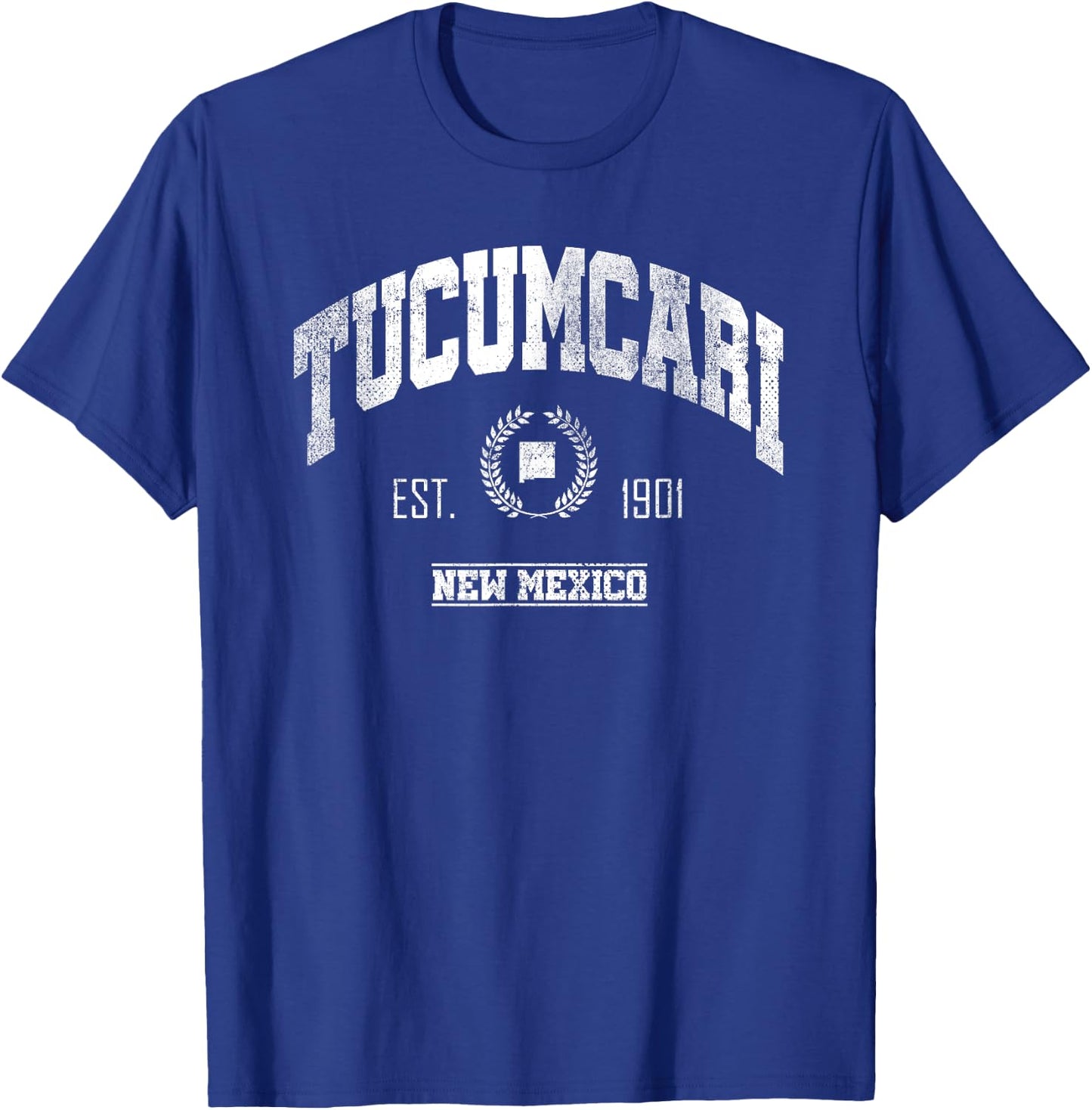 Tucumcari NM | New Mexico | Vintage Throwback T-Shirt - T-Shirt | Royal