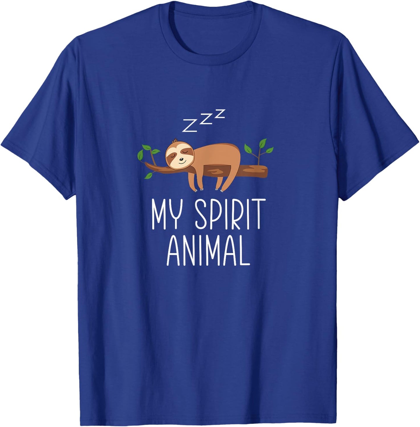 My Spirit Animal - Funny Sloth T-Shirt - T-Shirt | Royal