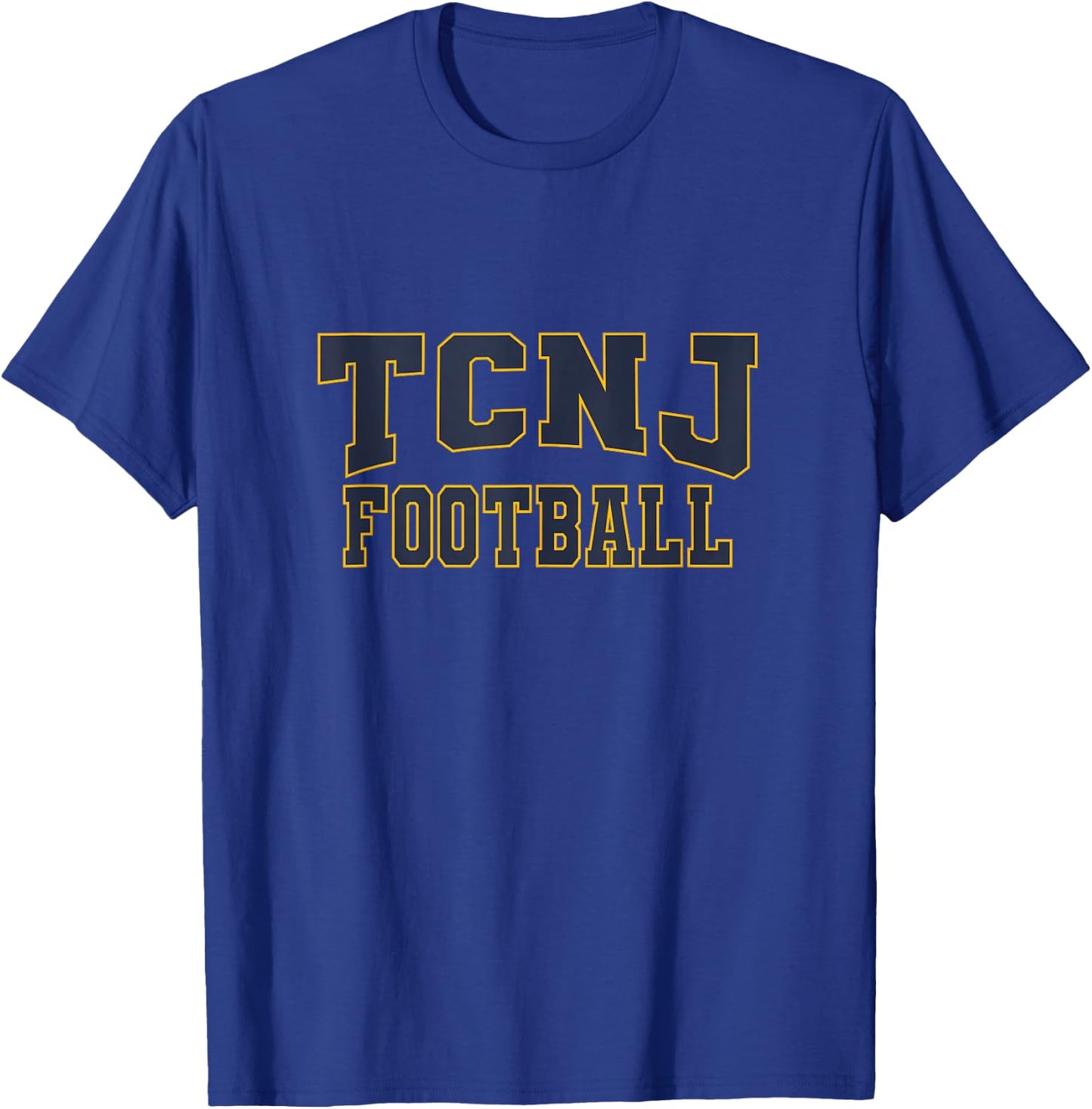 TCNJ Football Apparel Sports Fan T-Shirt - T-Shirt | Royal