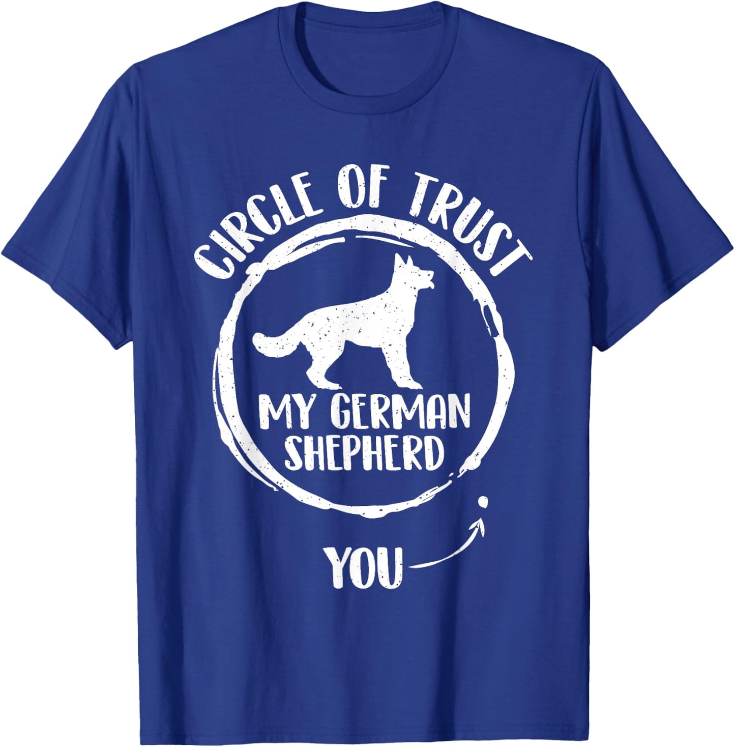 German Shepherd Shop - Circle Of Trust German Shepherd Dog Lover - Black, Small T-Shirt - T-Shirt | Royal