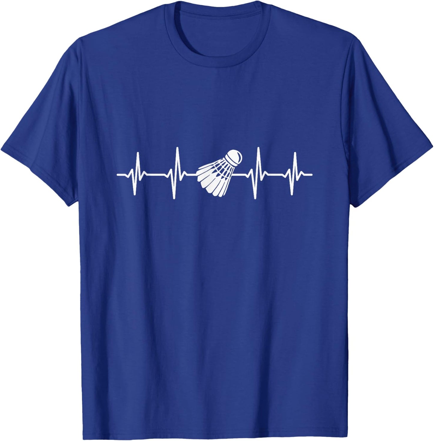 Badminton Herzschlag Sport Federball T-Shirt - T-Shirt | Royal