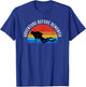 Scuba Diving Funny Diver Gift - Adventure Before Dementia T-Shirt - T-Shirt | Royal