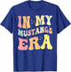 In My Mustangs Era Back to School Spirit Game Retro Groovy T-Shirt - T-Shirt | Royal