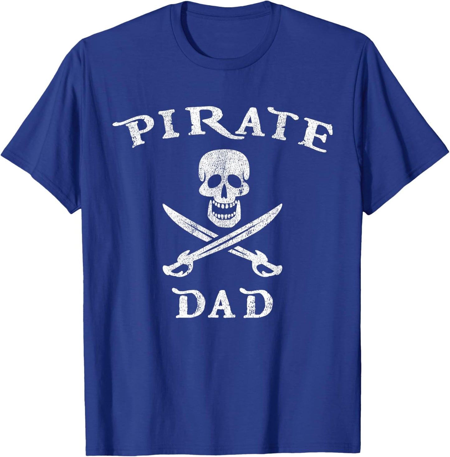 Pirate Dad Shirt Funny Matching Family Pajamas T-Shirt - T-Shirt | Royal