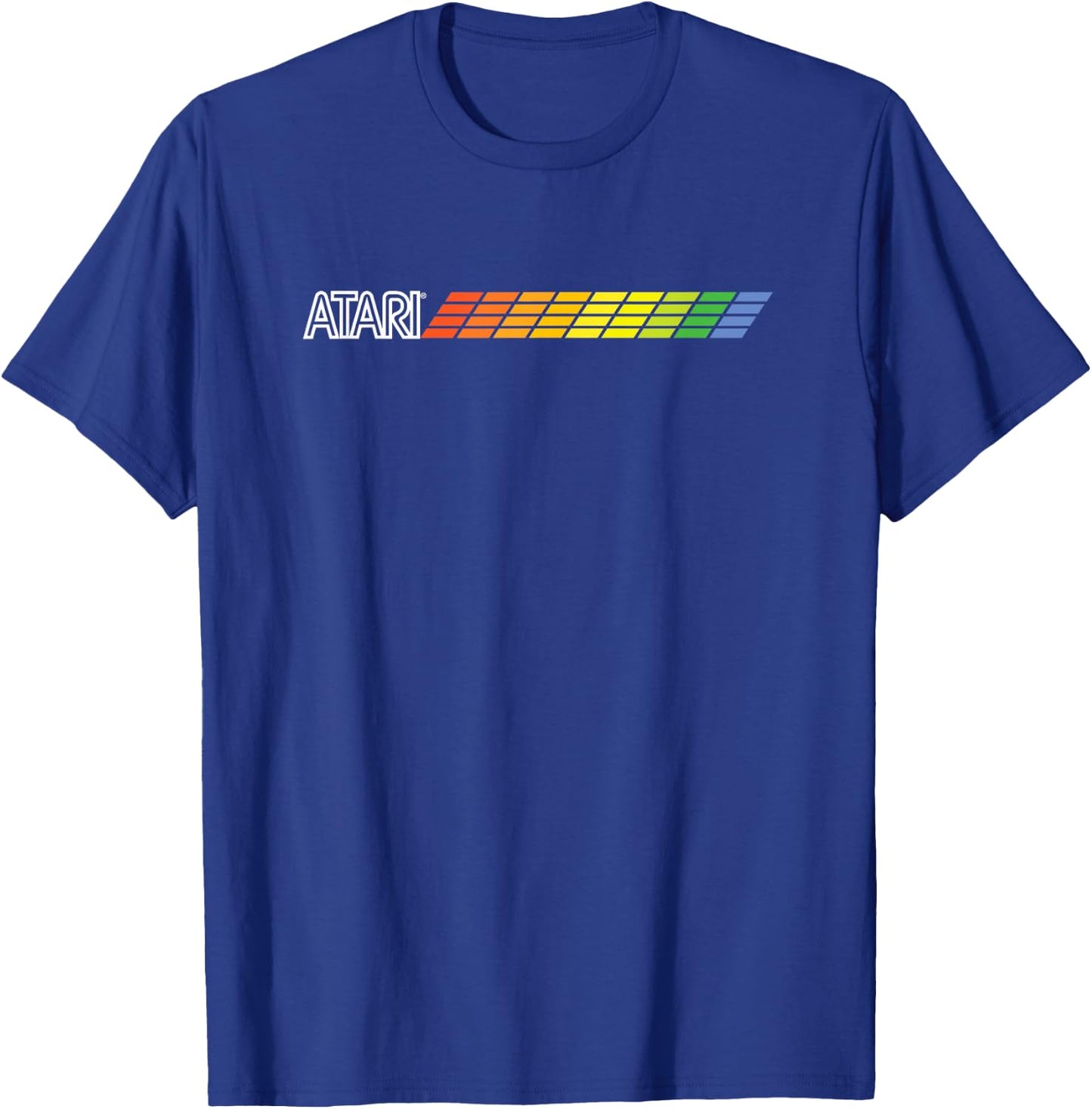 Atari Classic Vintage Retro Gaming Iconic Fun Design , blue T-Shirt - T-Shirt | Royal