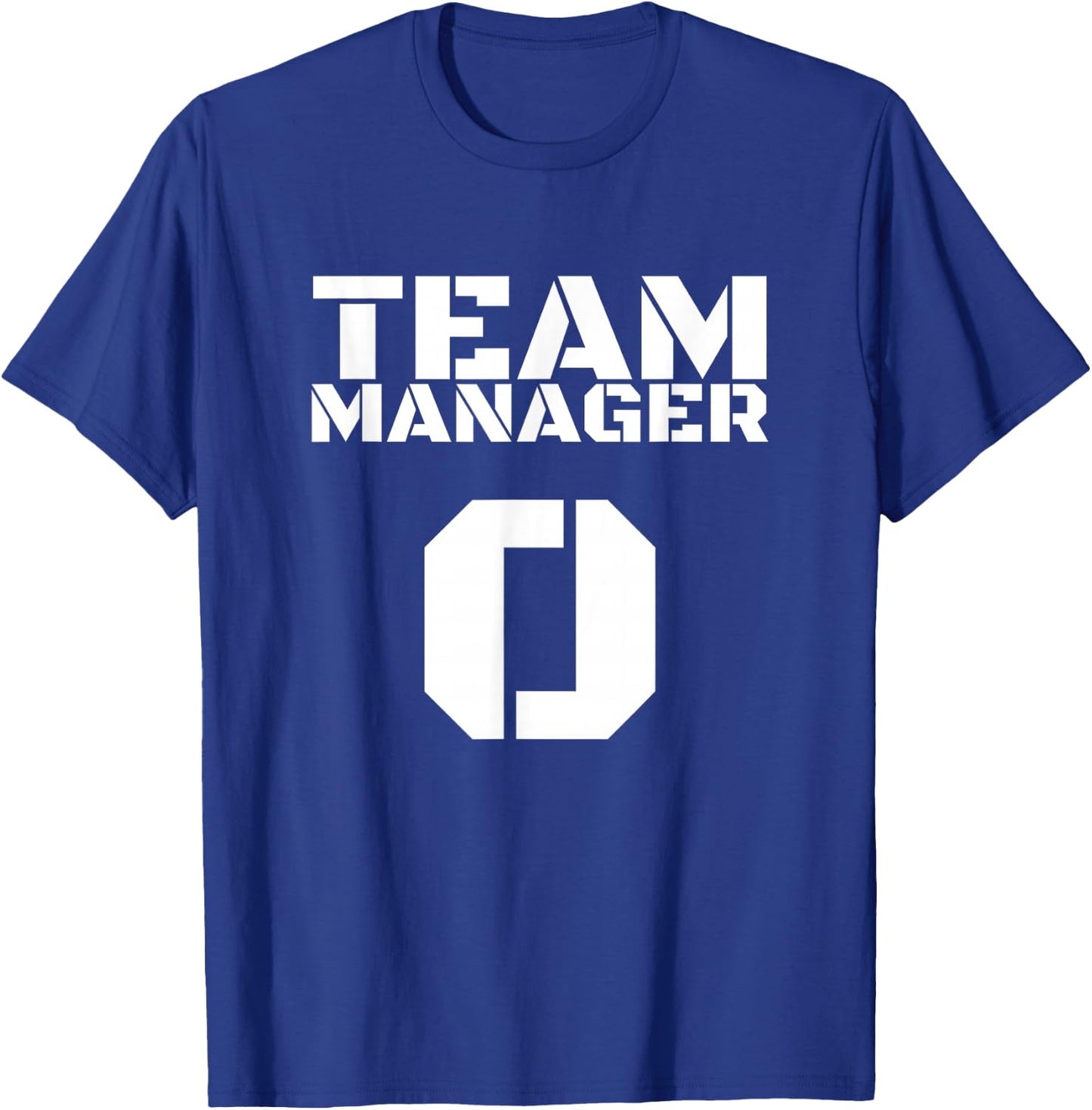 Team Manager Sports Equipment Coach Player T-Shirt - T-Shirt | Royal