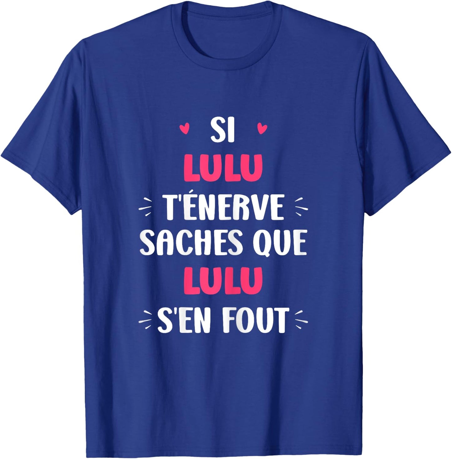 Name Si Lulu t'énerve Humor Name Lulu , Black, Female X-Small T-Shirt - T-Shirt | Royal
