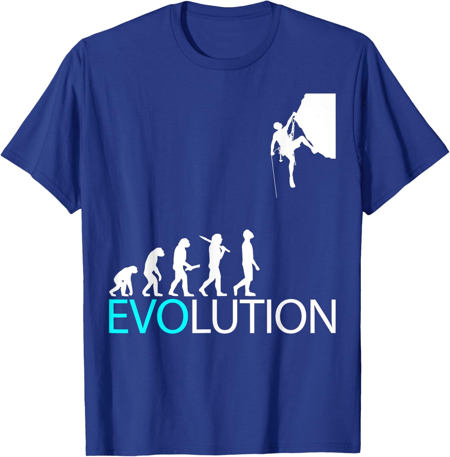 Bergsteigen Bouldern Freiklettern Bergsteiger Berge Klettern T-Shirt - T-Shirt | Royal