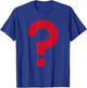 Red Question Mark T-Shirt - T-Shirt | Royal