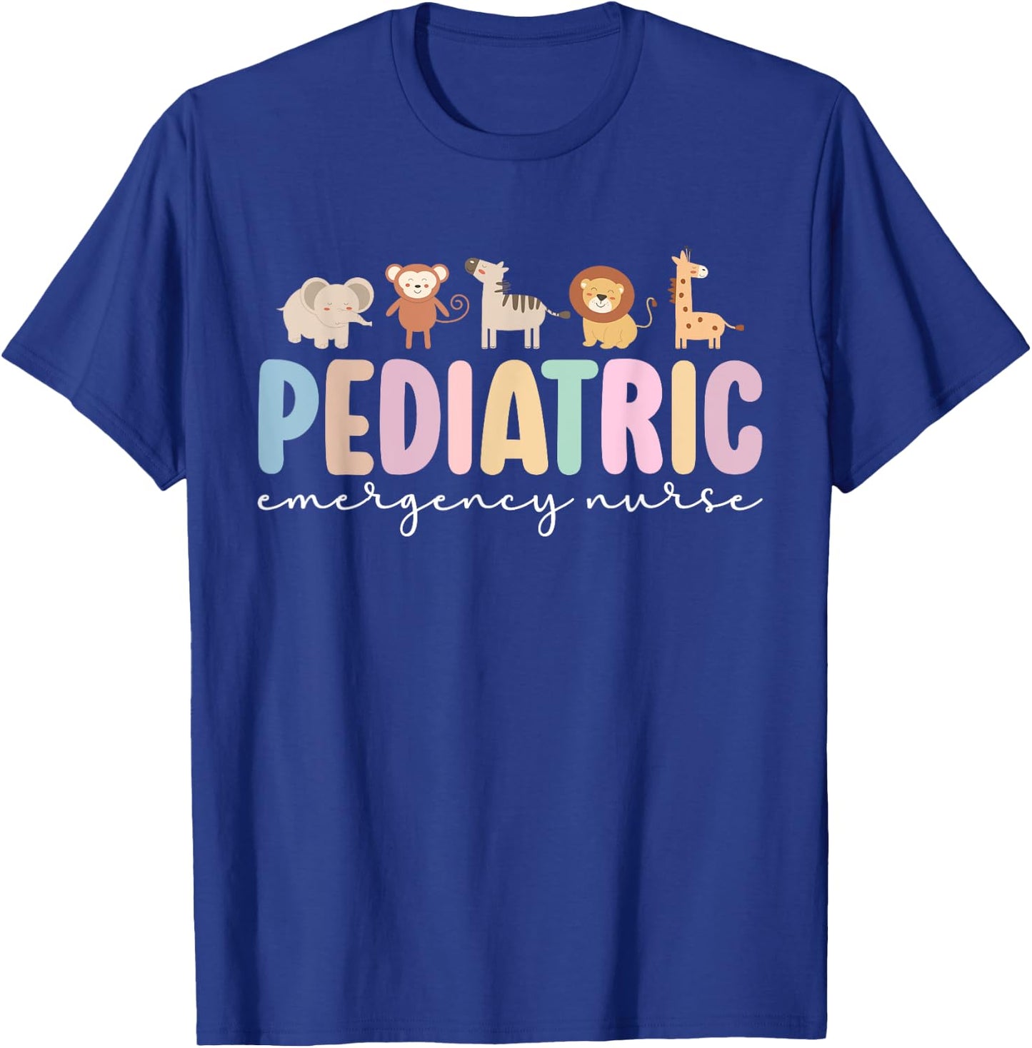 Pediatric Emergency Nurse Peds ER Nurse Pediatric ER Nurse T-Shirt - T-Shirt | Royal