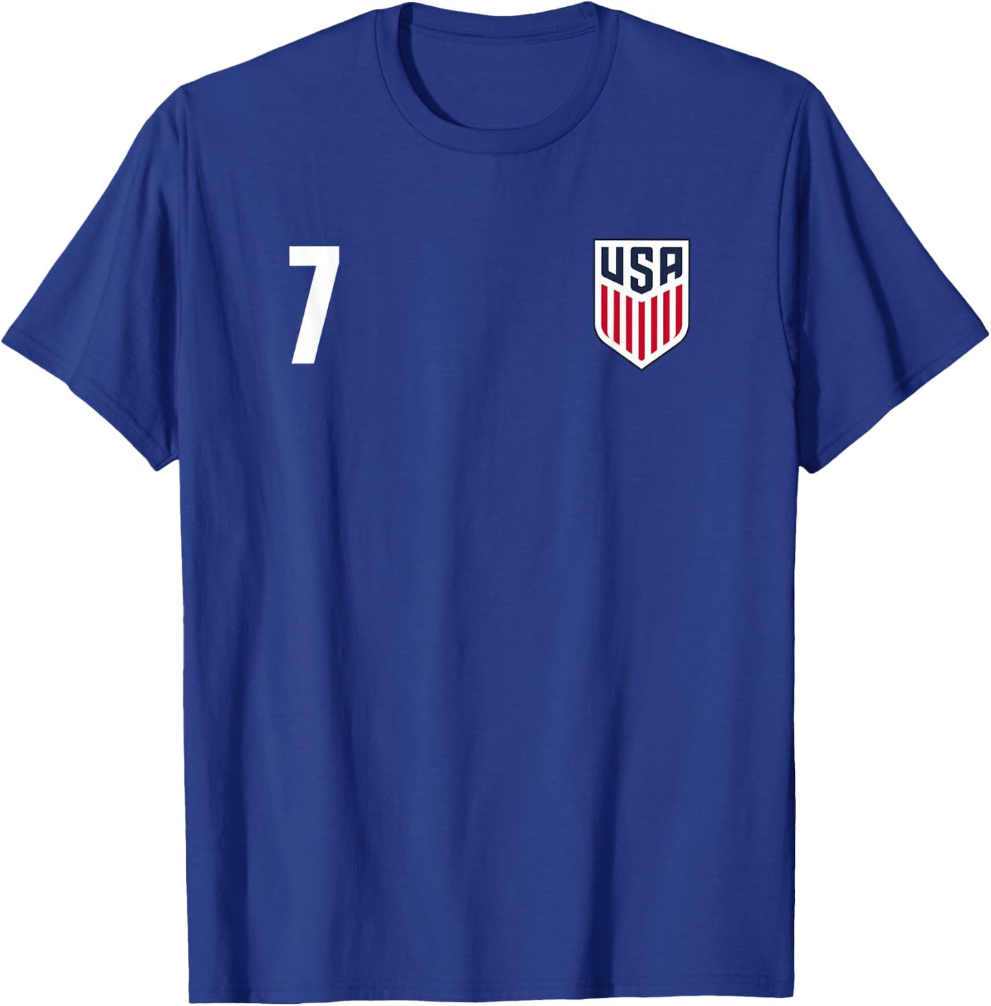 Officially Licensed US Soccer Team Gio Reyna, Legacy #7 T-Shirt - T-Shirt | Royal