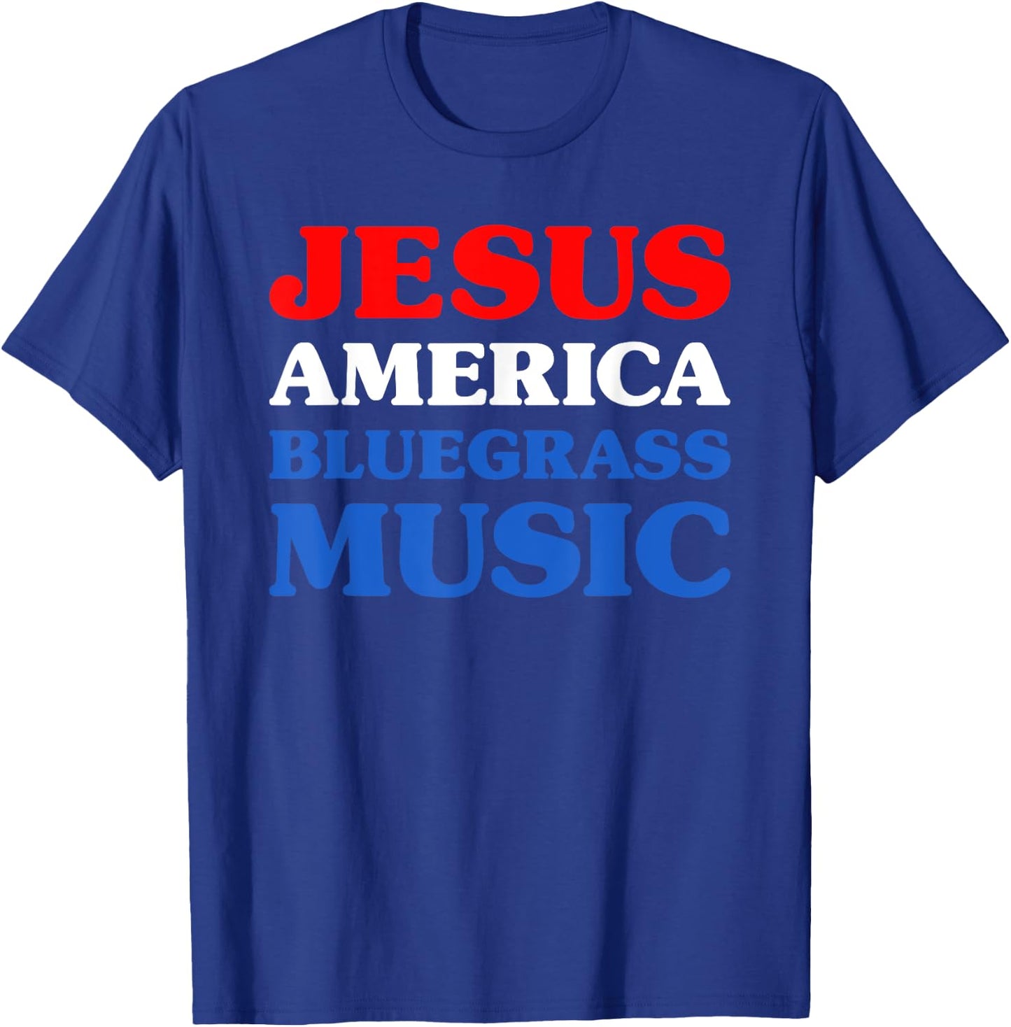 Bluegrass Music I Love Bluegrass Music T-Shirt - T-Shirt | Royal