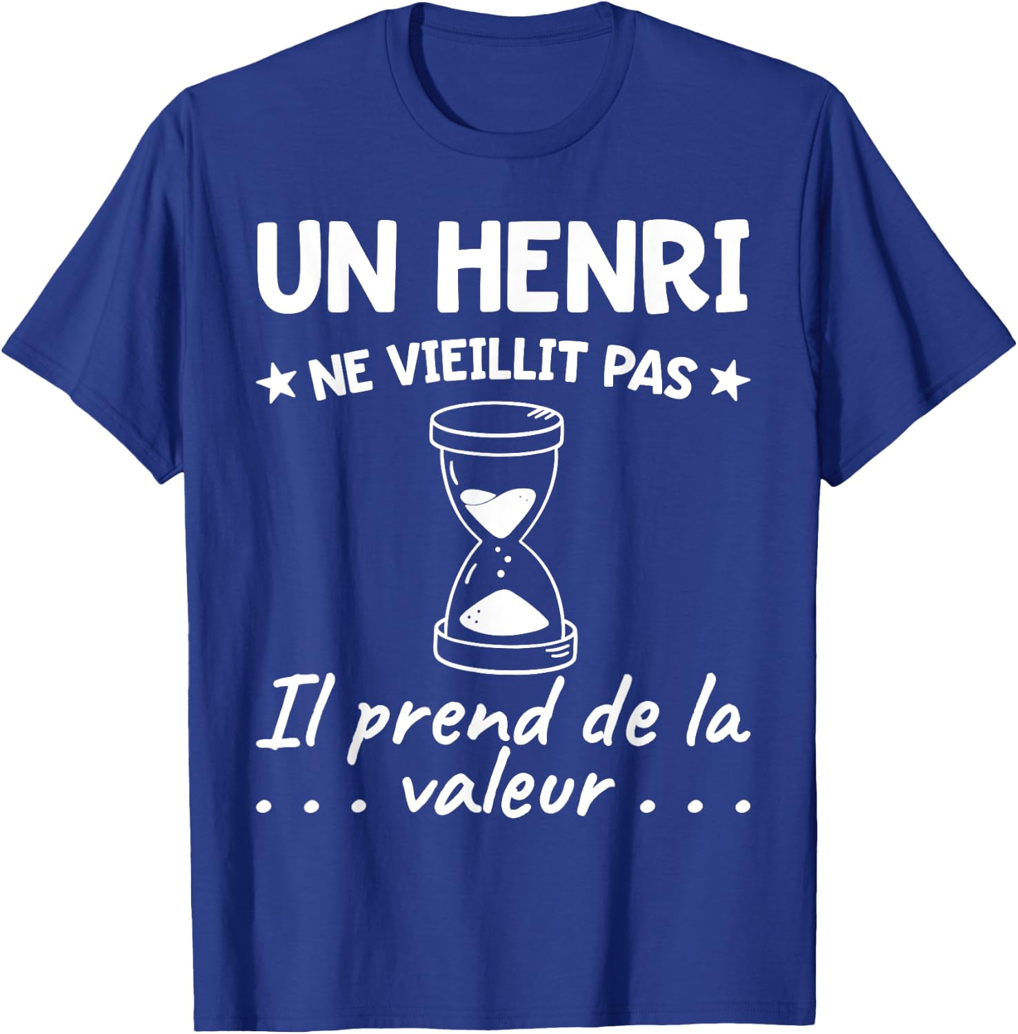 Henri Value | Birthday Funny Funny Dad Father Name , Black, S T-Shirt - T-Shirt | Royal