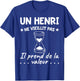Henri Value | Birthday Funny Funny Dad Father Name , Black, S T-Shirt - T-Shirt | Royal