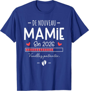 New Granny 2026 - Baby Announcement for the 2nd Time T-Shirt - T-Shirt | Royal