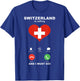 Switzerland Flag Souvenir Switzerland is calling T-Shirt - T-Shirt | Royal