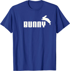 Funny Jumping Rabbit I Jumping Bunny , black T-Shirt - T-Shirt | Royal