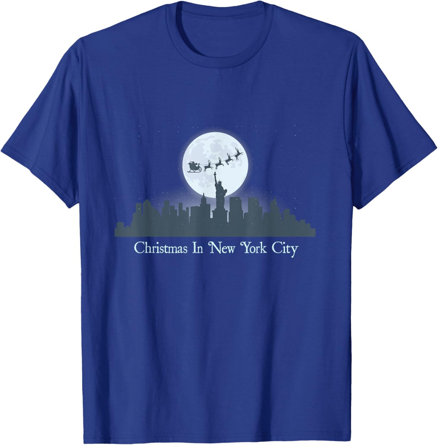Christmas in New York City Shirt - NYC T-Shirt - T-Shirt | Royal