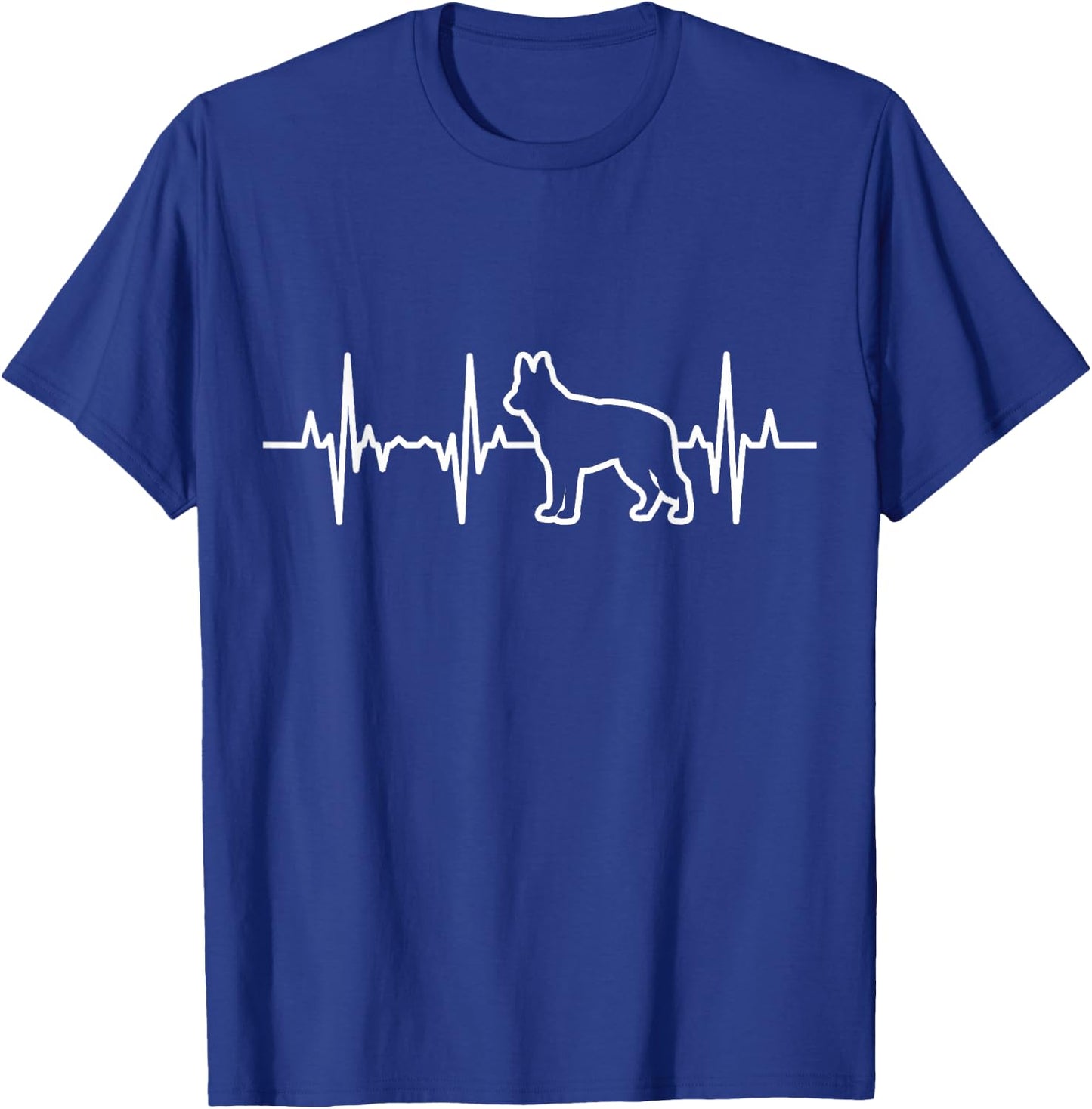 Schäferhund Herzschlag Tierarzt T-Shirt - T-Shirt | Royal