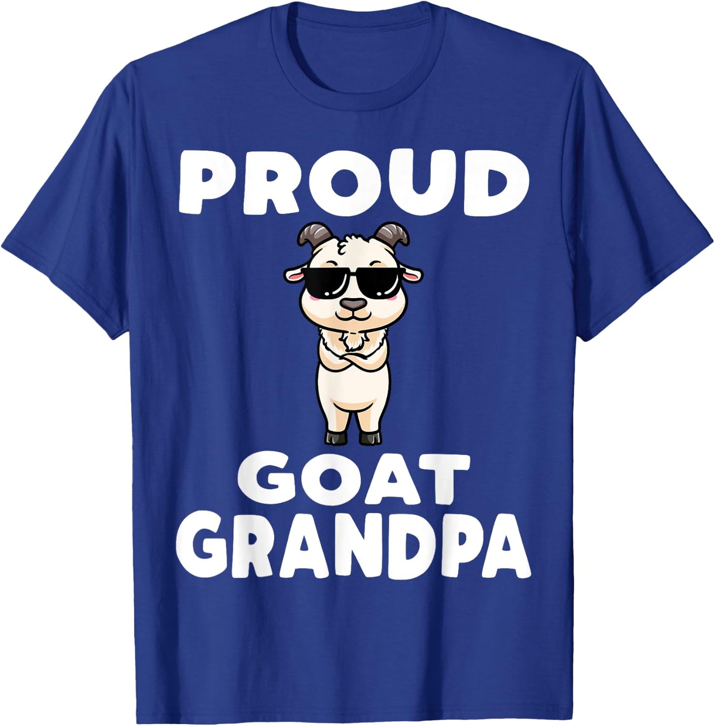 Goat Grandpa T-Shirt - T-Shirt | Royal