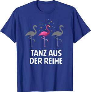 Be Different Mut Flamingo Crazy Dance , black T-Shirt - T-Shirt | Royal