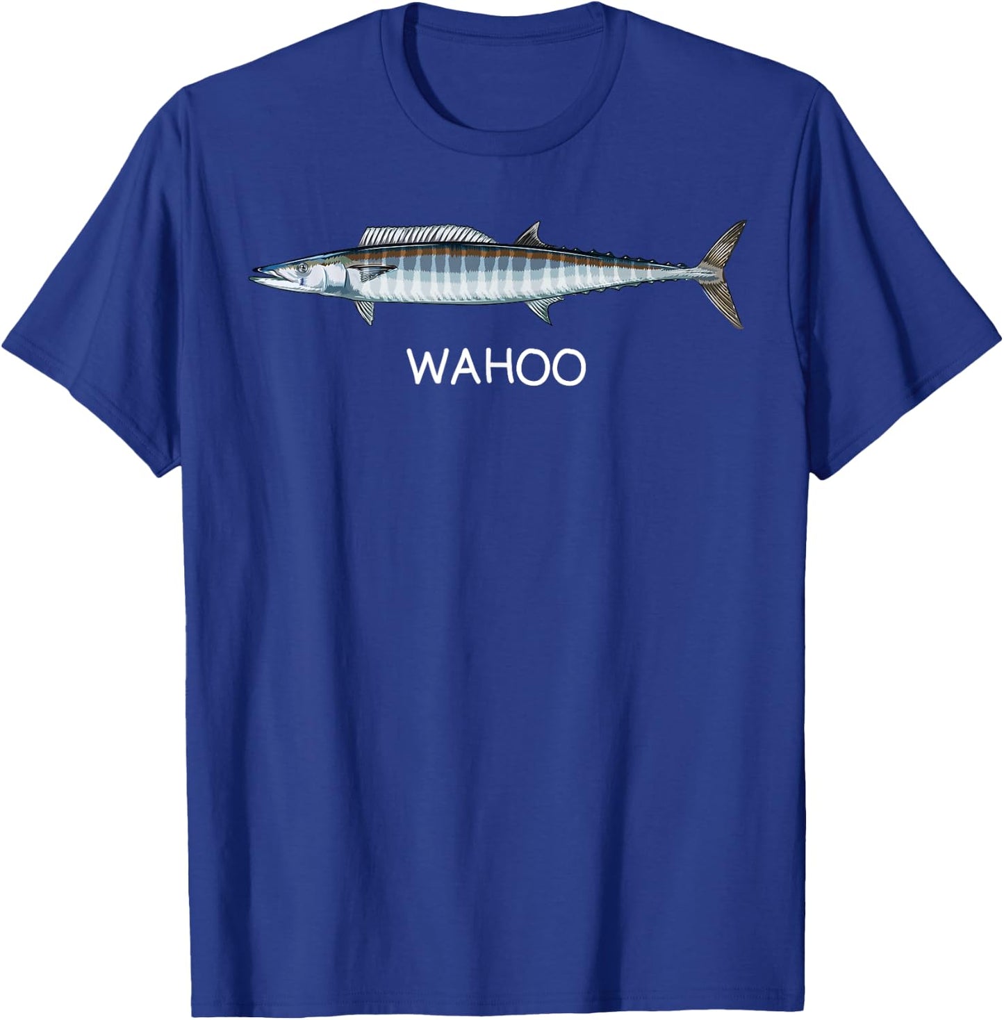 Wahoo Saltwater Game Fish T-Shirt - T-Shirt | Royal