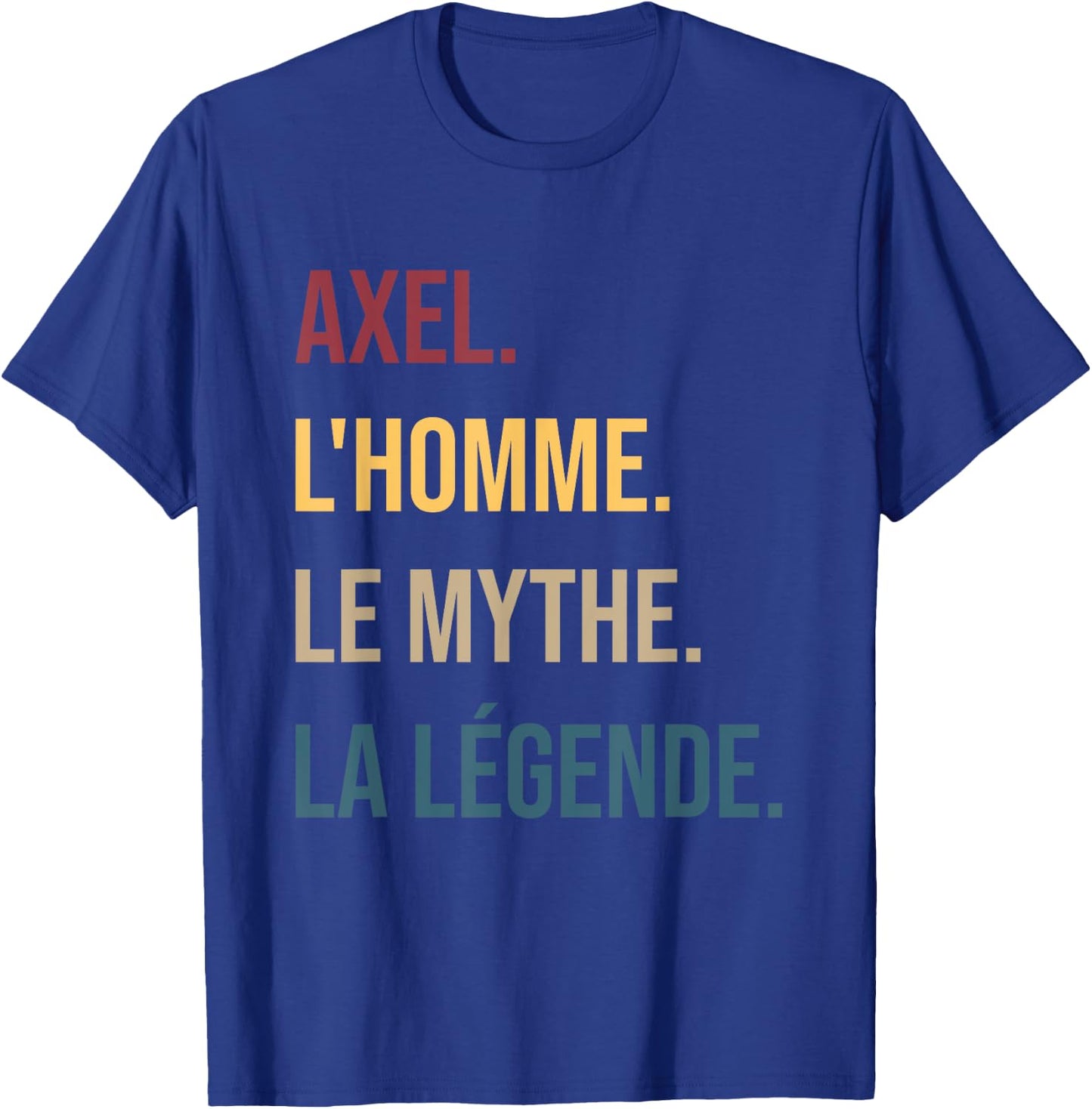 Axel Men's Myth Legend Custom Gift Axel T-Shirt - T-Shirt | Royal