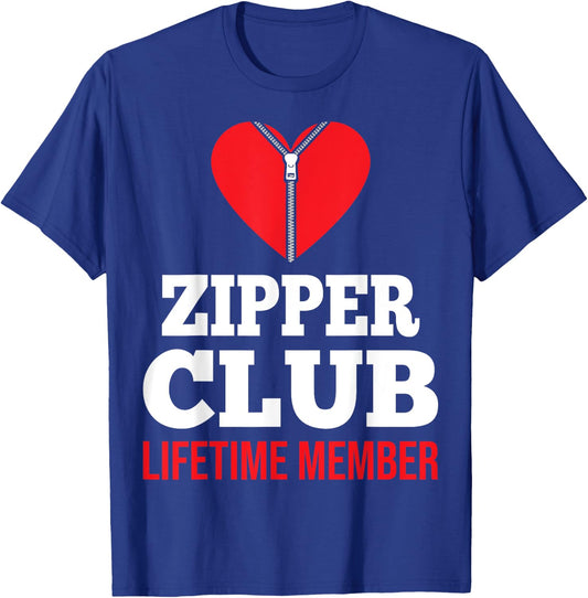 Open Heart Surgery Survivor Zipper Club Bypass Warrior T-Shirt - T-Shirt | Royal