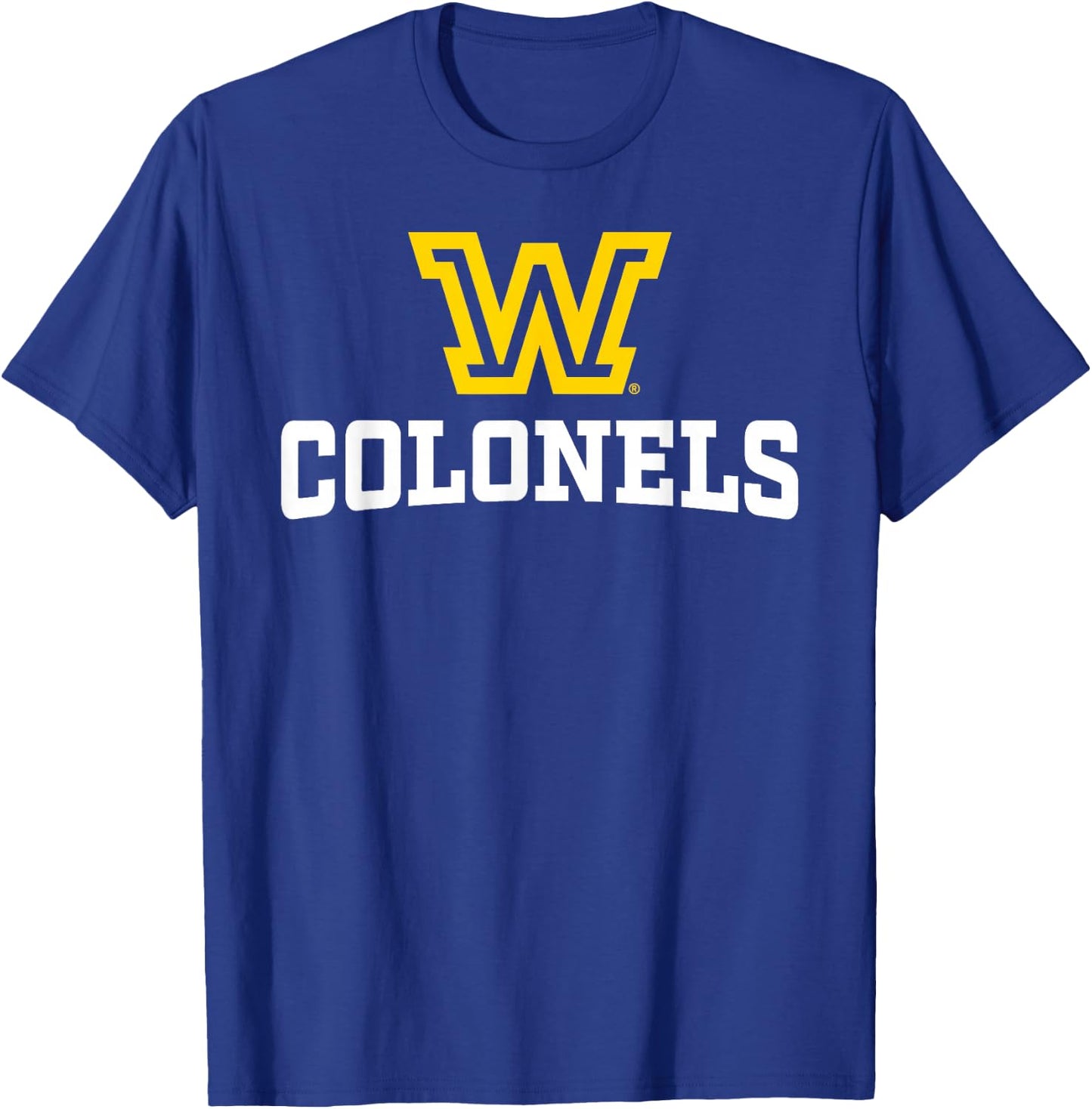 Wilkes University Colonels W Mark T-Shirt - T-Shirt | Royal