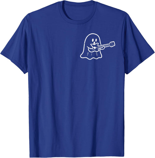 Ghost Playing Guitar Pocket Halloween Costume Men Women Kids