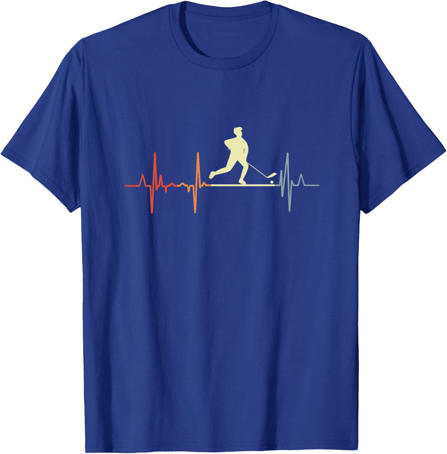 I Love Roller Hockey Vintage Haut de Gamme T-Shirt - T-Shirt | Royal