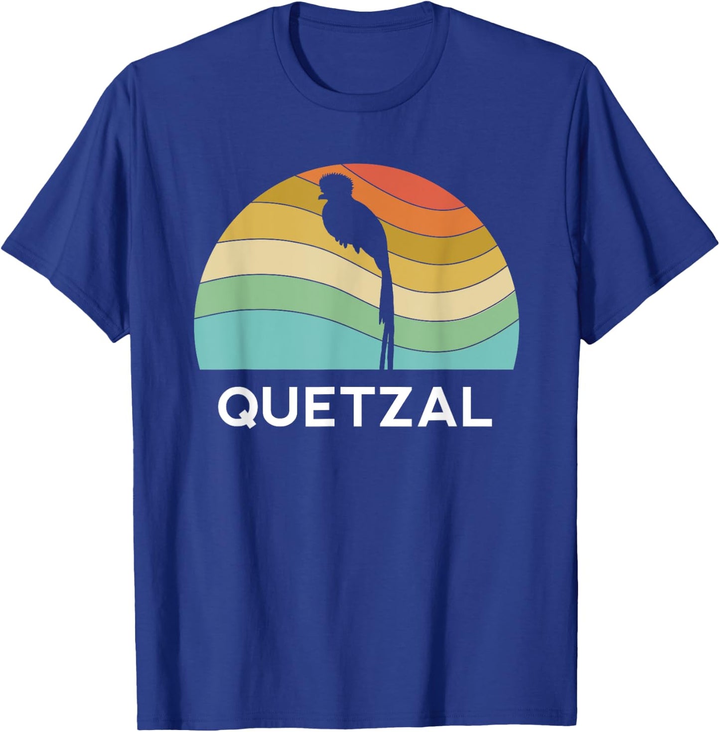 Quetzal Guatemala Retro Chapin Vintage Maya Antigua Atitlan T-Shirt - T-Shirt | Royal