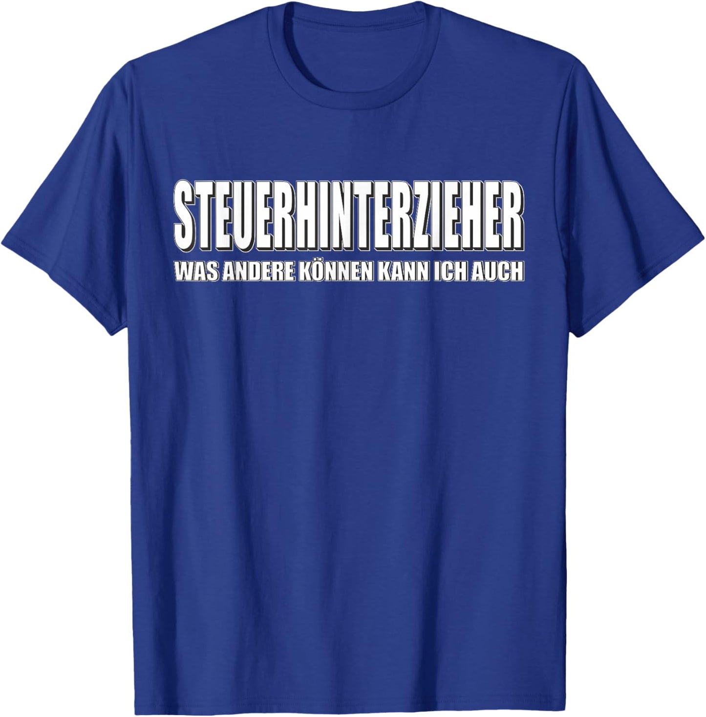 with German Text "Tax Authority" [German Language], black T-Shirt - T-Shirt | Royal