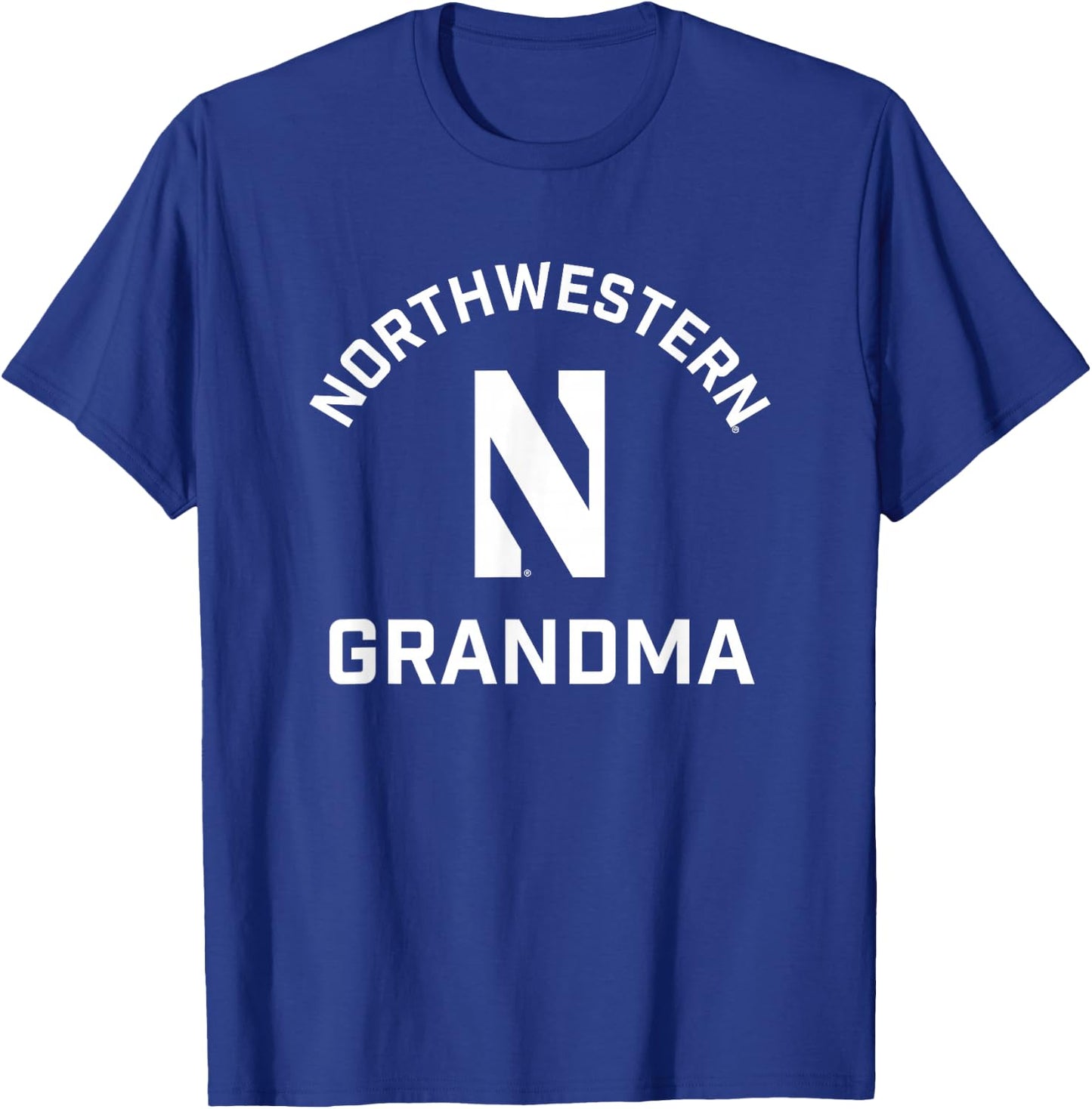 Northwestern University Wildcats Arched Grandma T-Shirt - T-Shirt | Royal
