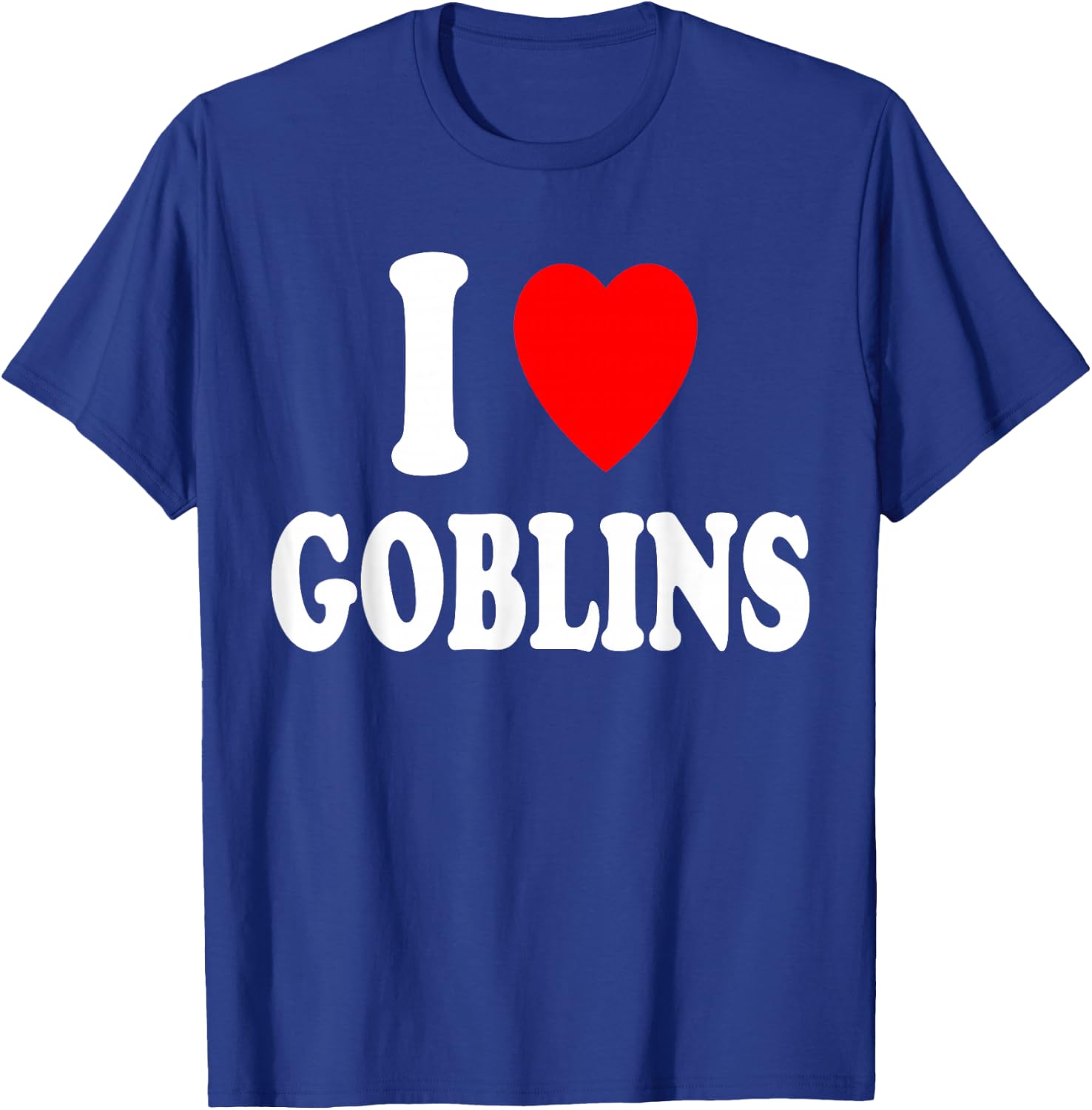 I Heart (Love) Goblins Folklore Card Game Mythical Creature T-Shirt - T-Shirt | Royal