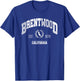 Brentwood CA | California | Vintage Throwback T-Shirt - T-Shirt | Royal