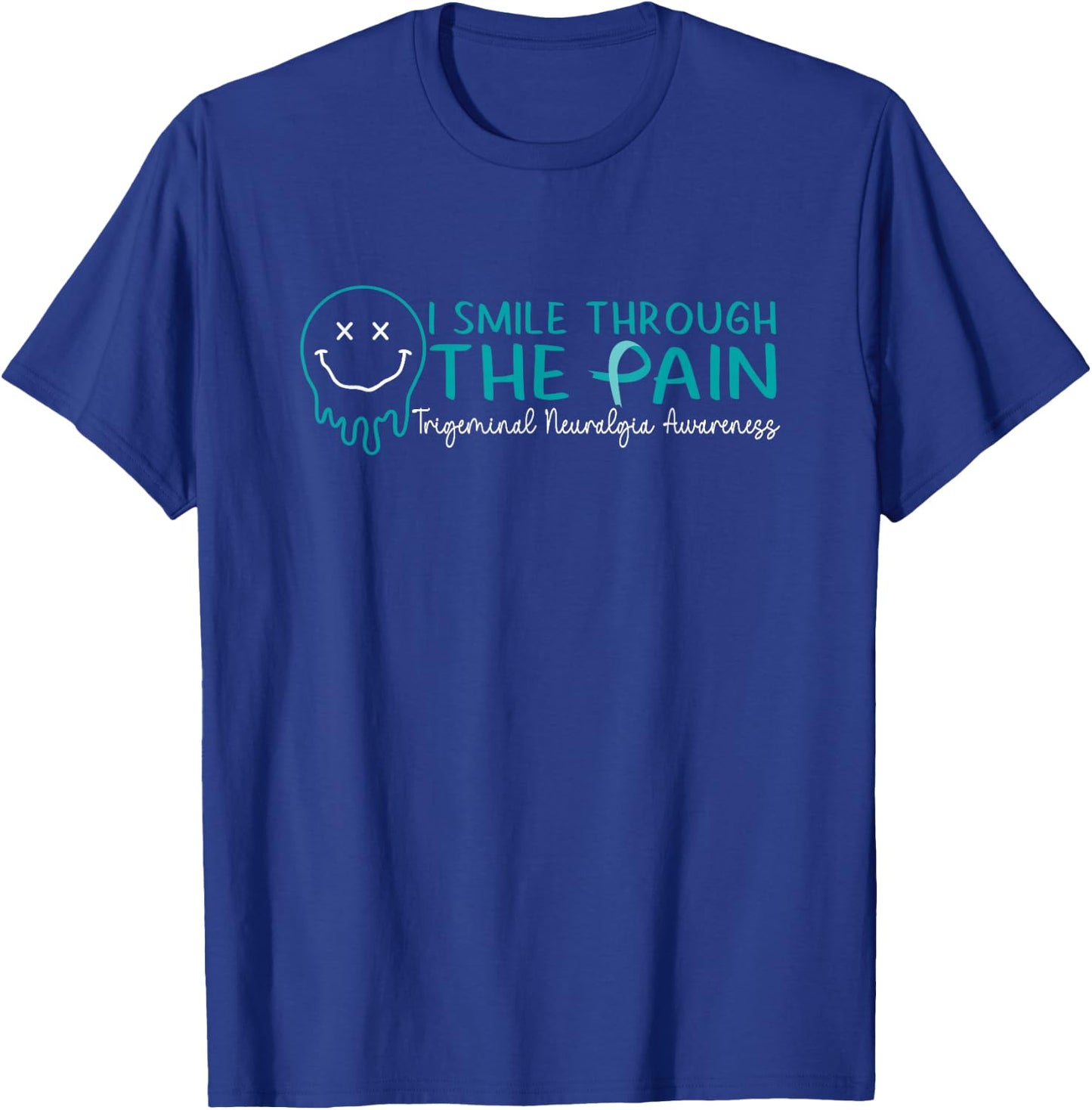 Trigeminal Neuralgia Awareness Women Black Short Sleeve Classic , Small T-Shirt - T-Shirt | Royal